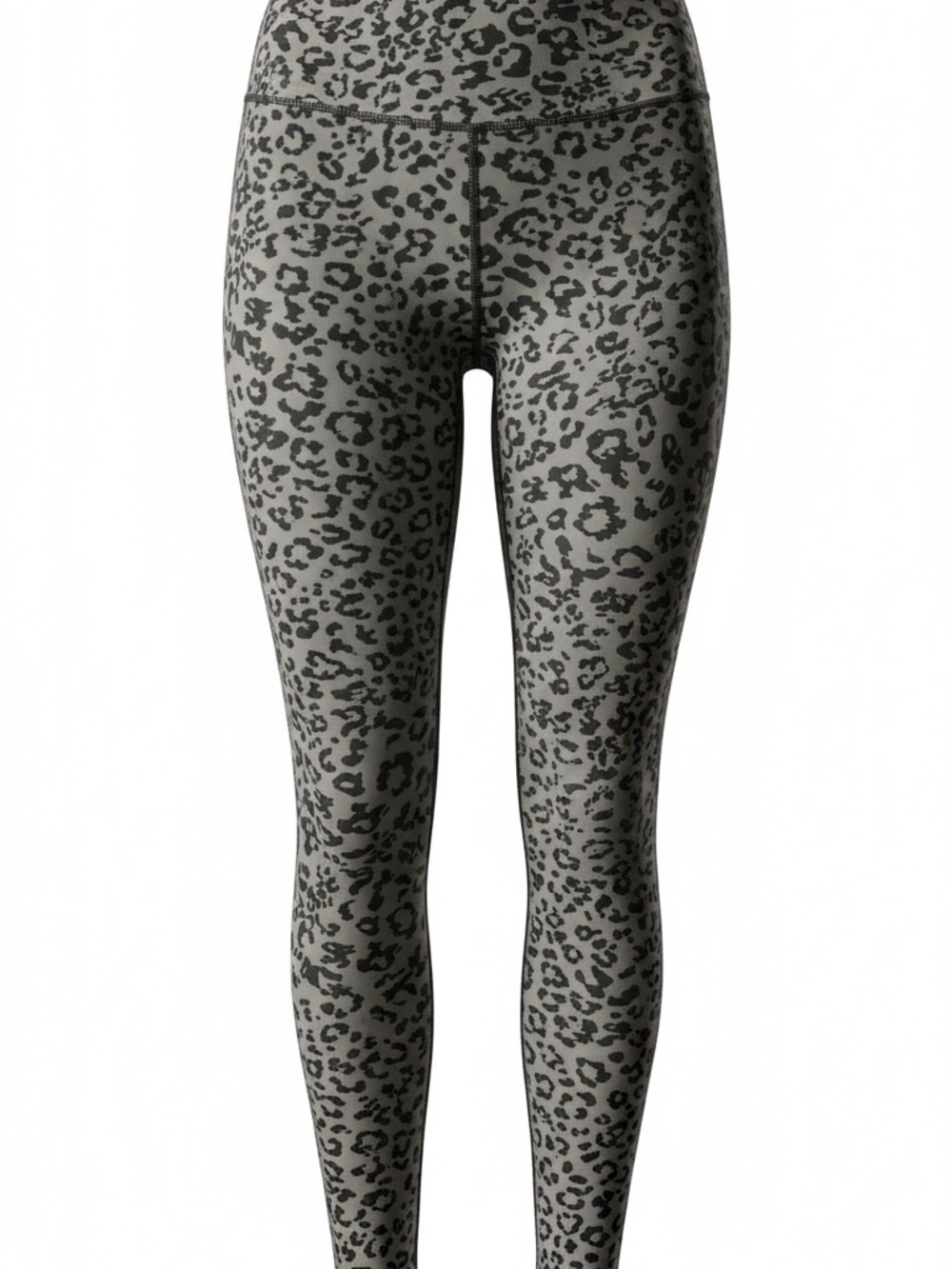 Athleta Elation Ultra High Rise 7/8 Tight Leopard Print Leggings XS Anthracite